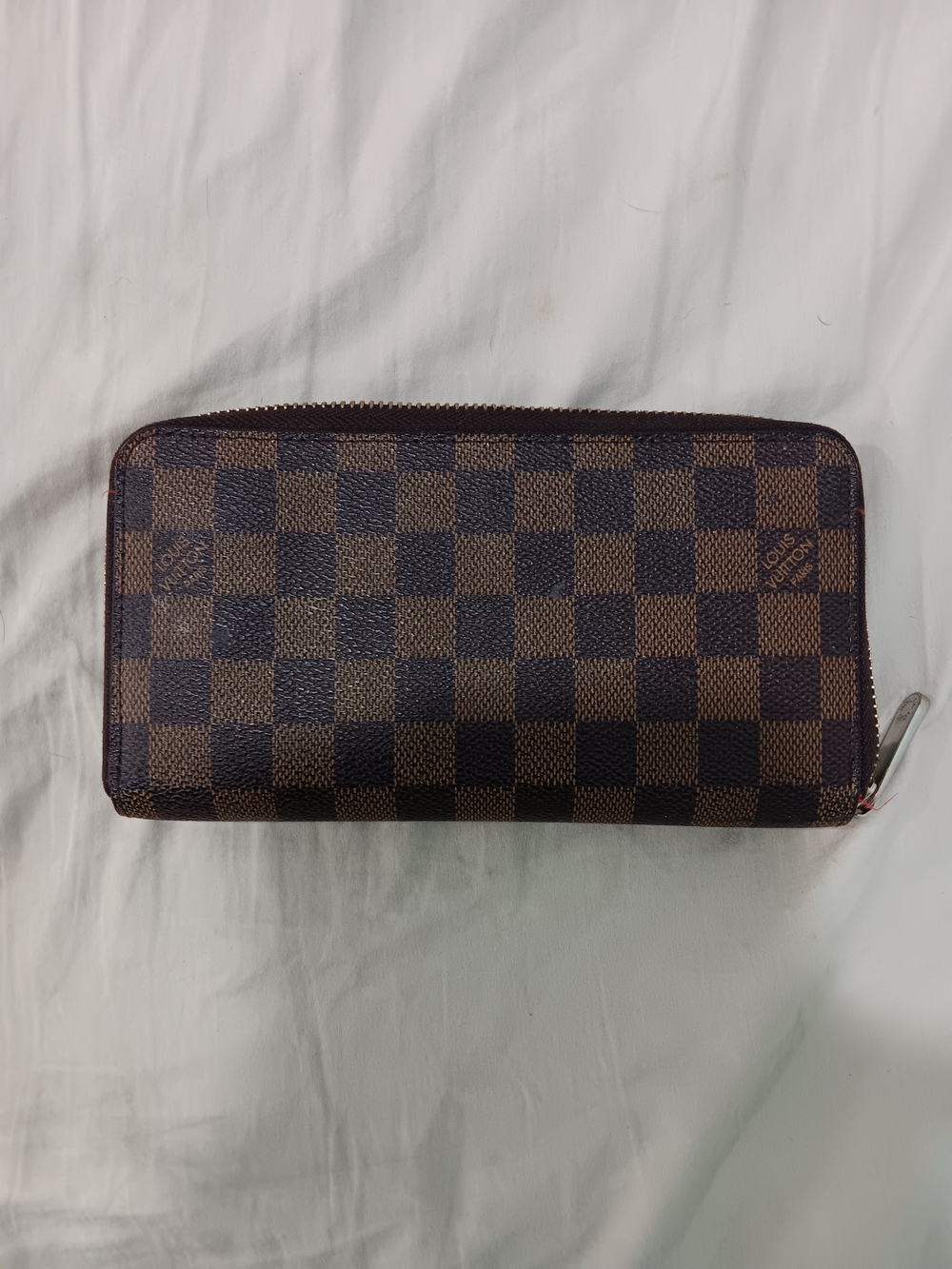 Louis Vuitton Brown Damier Ebene Checkerboard Wallet